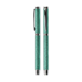 Office and school stationery korean style elegant metal rollerball pen with custom logo for lady